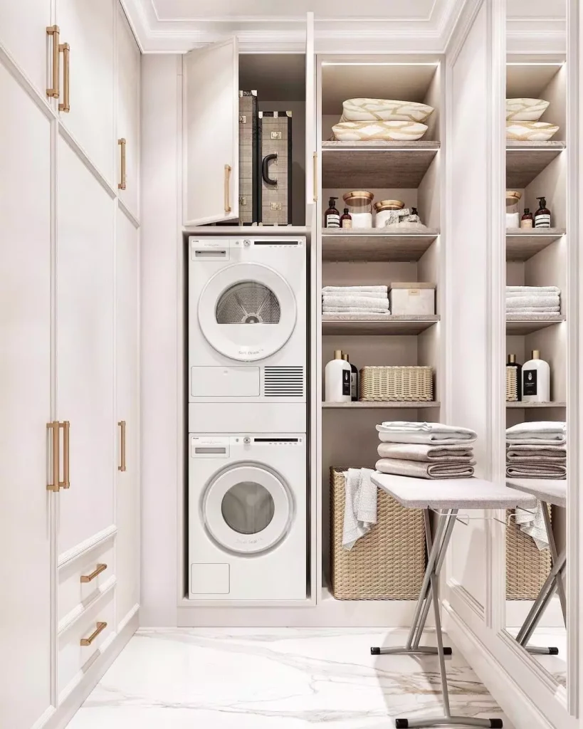 Built-In Laundry Sorter for Easy Organization