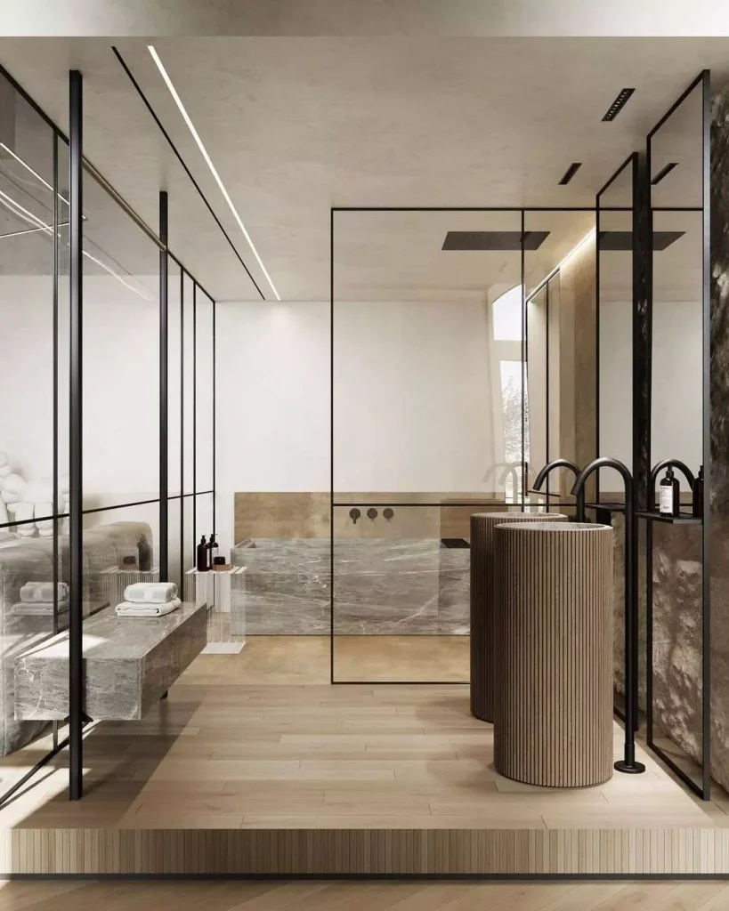 Use Glass Partitions to Divide the Space