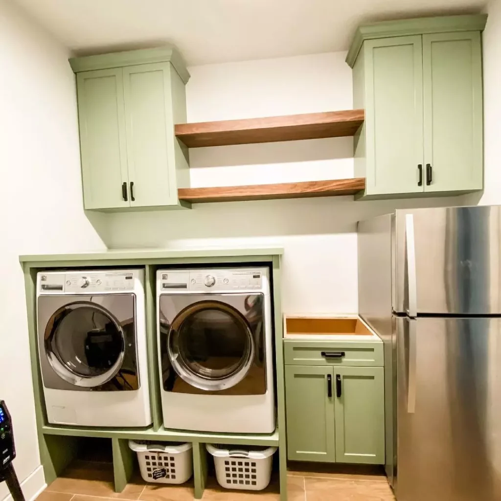 White and Sage colours with Dryer