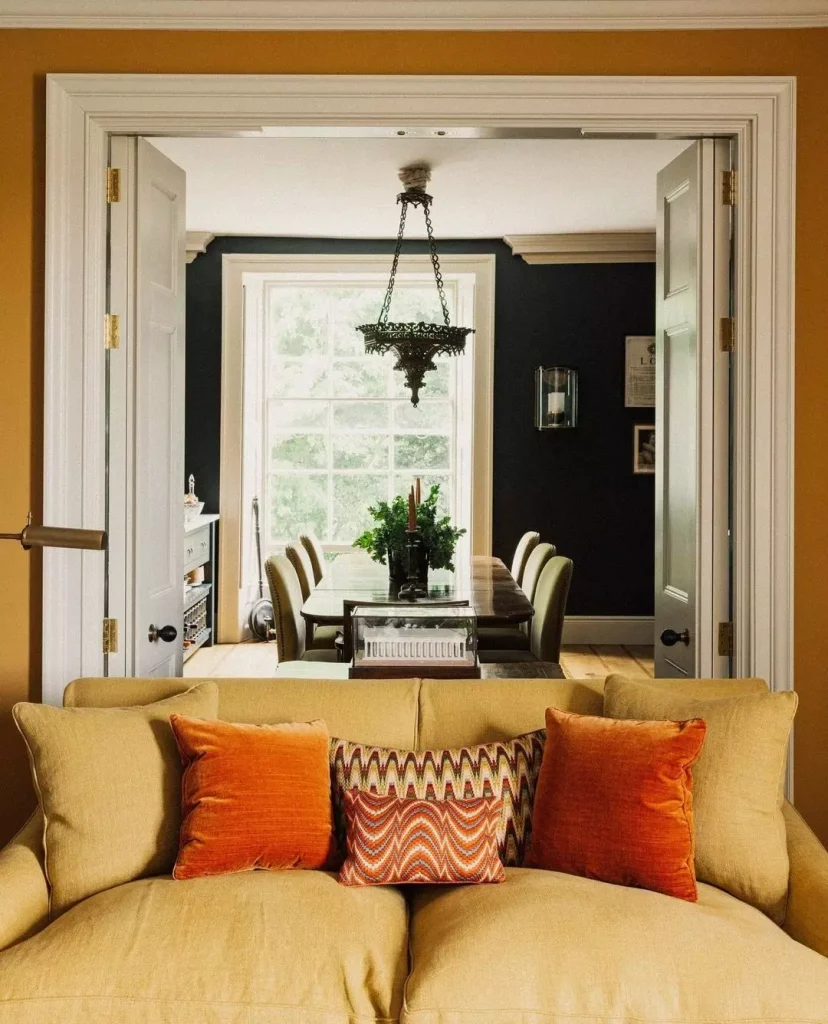 Bold and Beautiful:A Statement Yellow Sofa as the Centrepiece