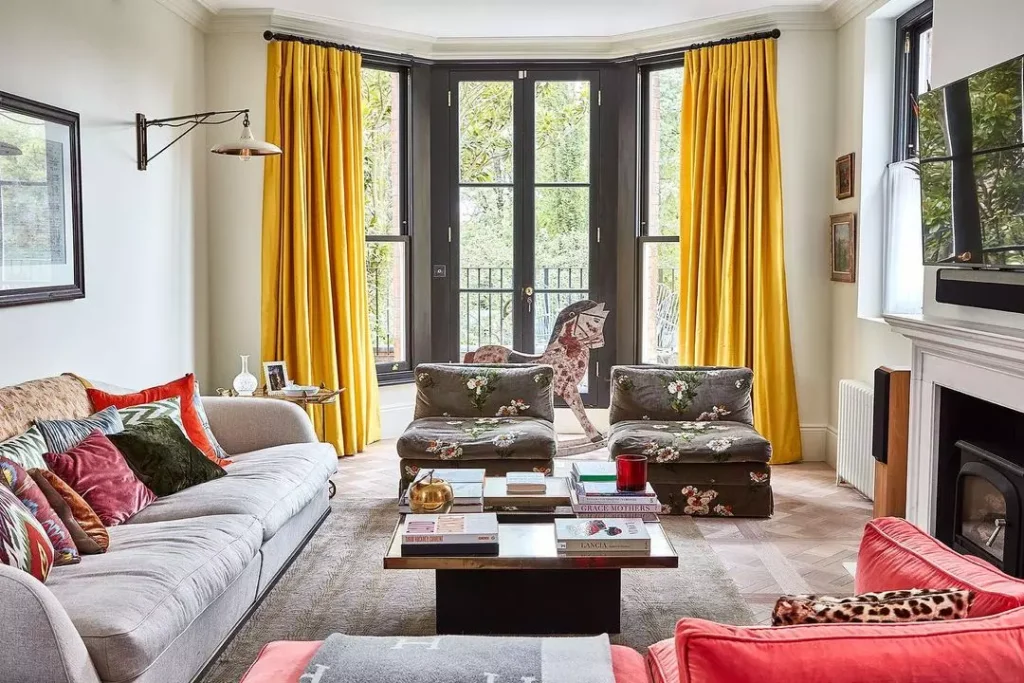 Bright Yellow Curtains