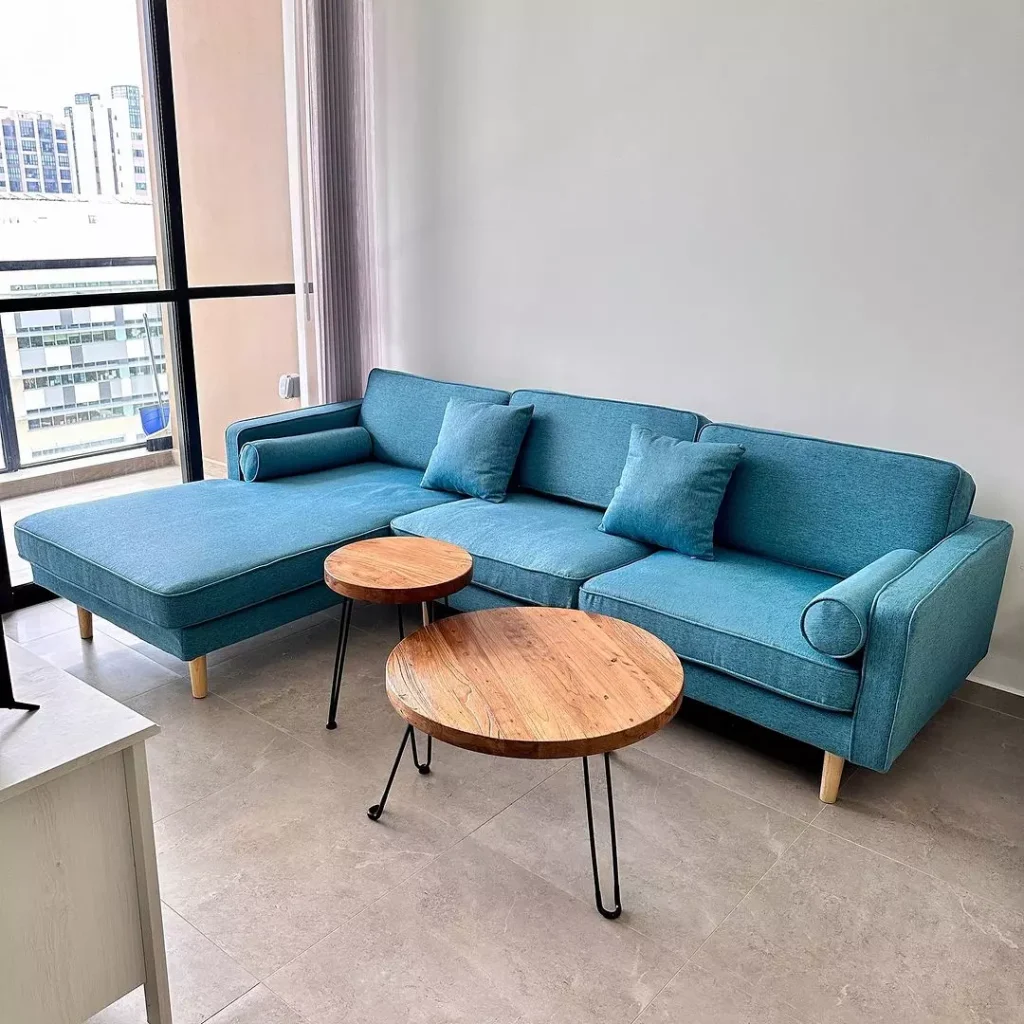Combine a Sofa with a Dining Bench