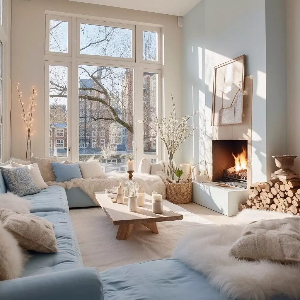 Go Bold with a Light Blue Sofa