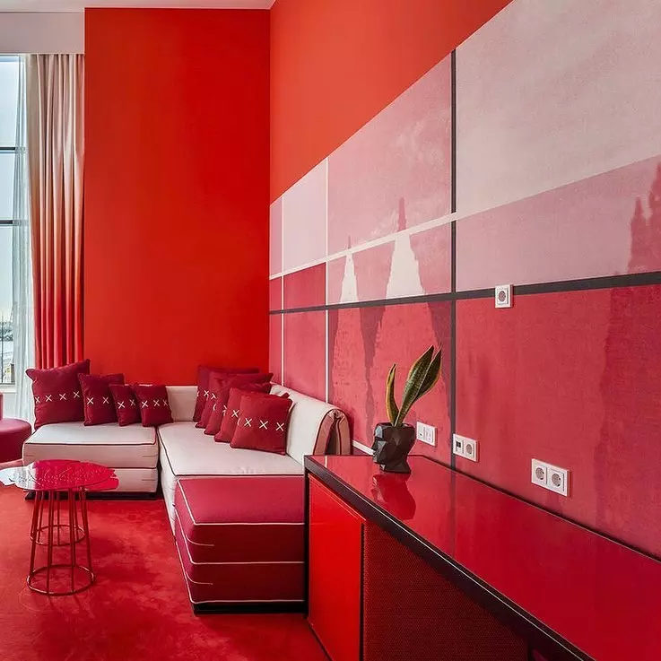 Mix Red with Metallic Accents