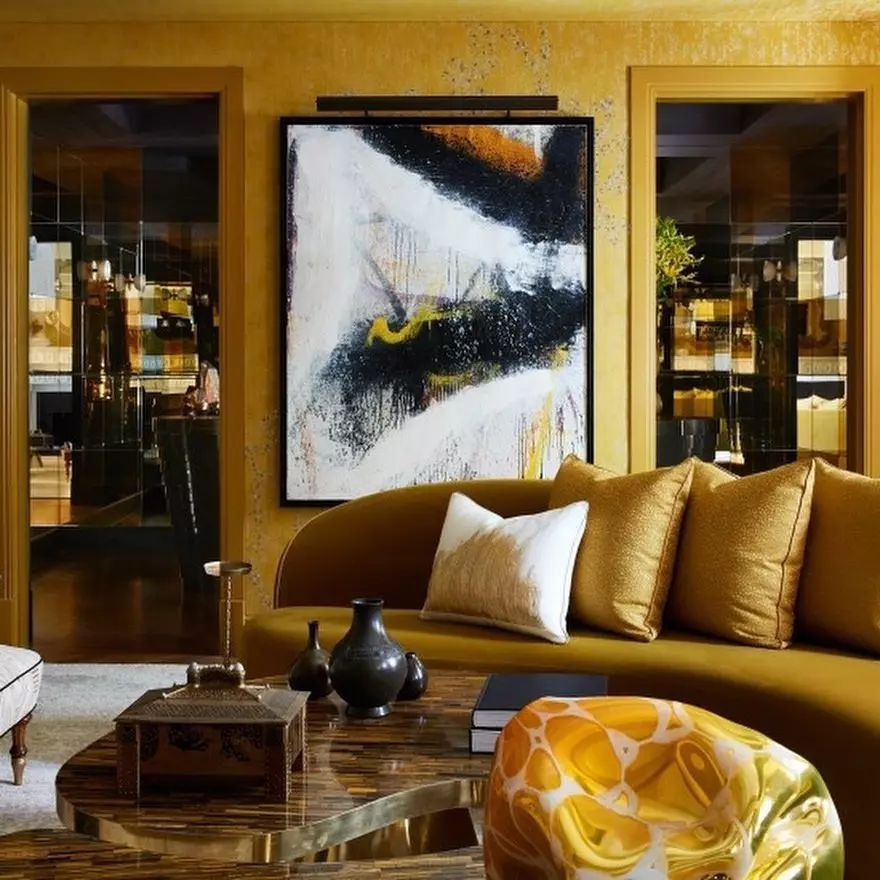 Opt For A Bold Yellow Accent Wall