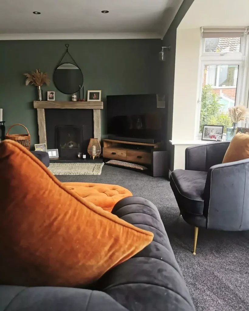Playful Pop with Orange Accents