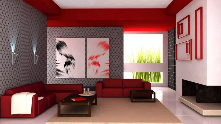 Red Living Room Ideas