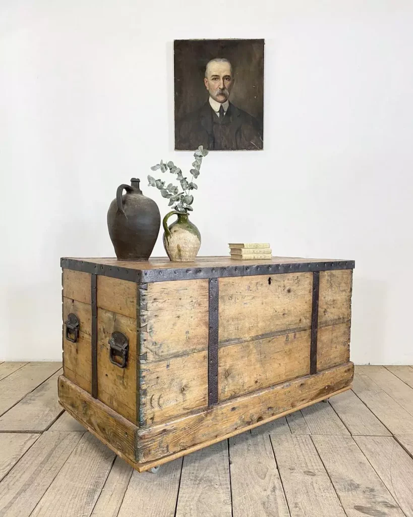Vintage Trunks as Coffee Tables