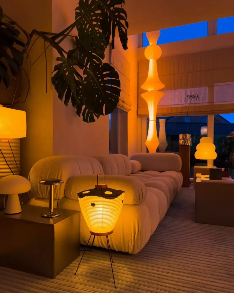 Yellow Sofa in a Minimalist Room: Bright and Light