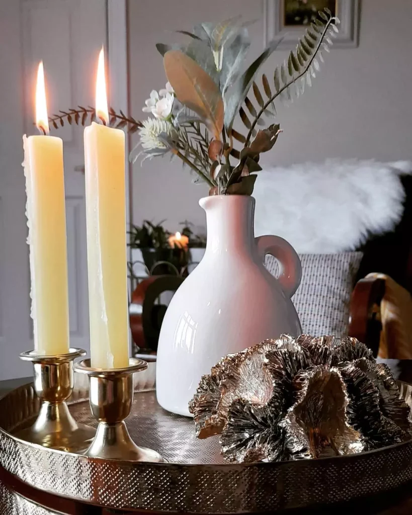 Yellow Candles for a Warm Glow