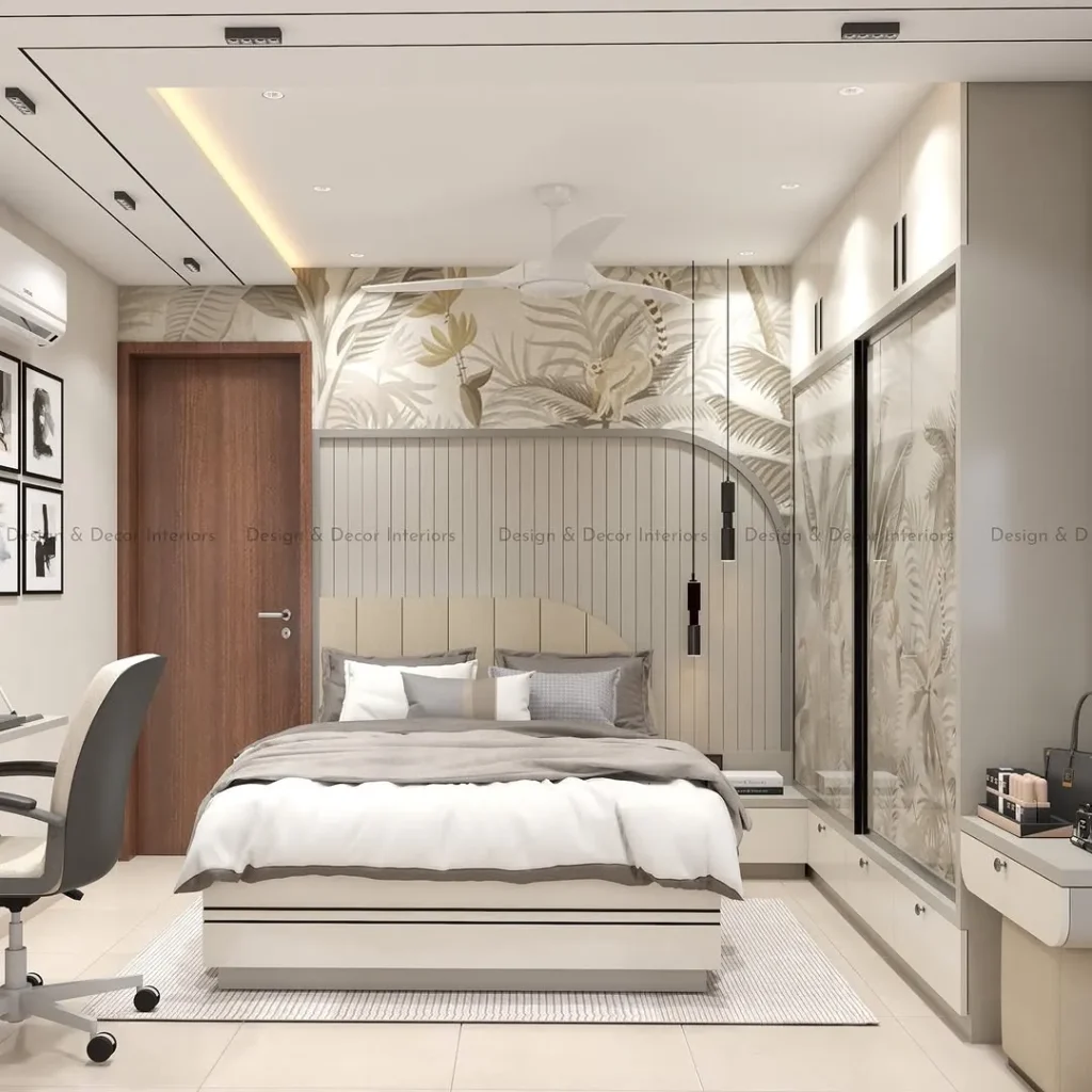 Bed Frame with Shelving