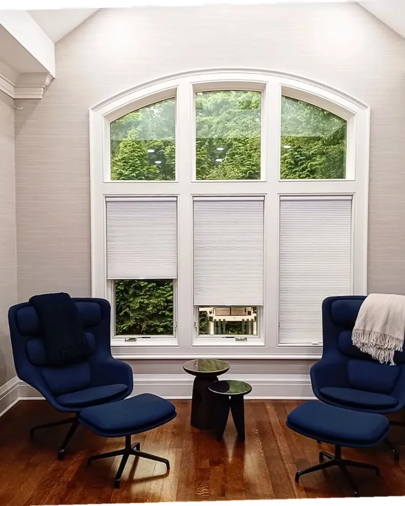 Cordless Cellular Shades for a Clean Look
