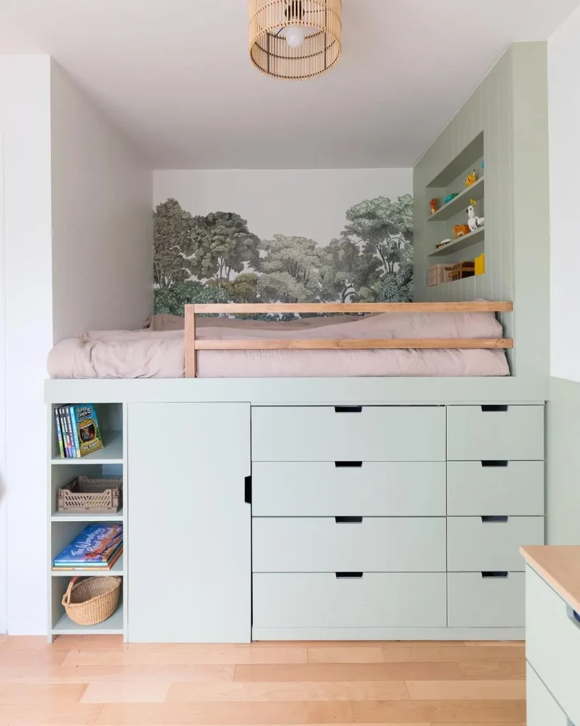 Create a Loft Bed Above the Living Area