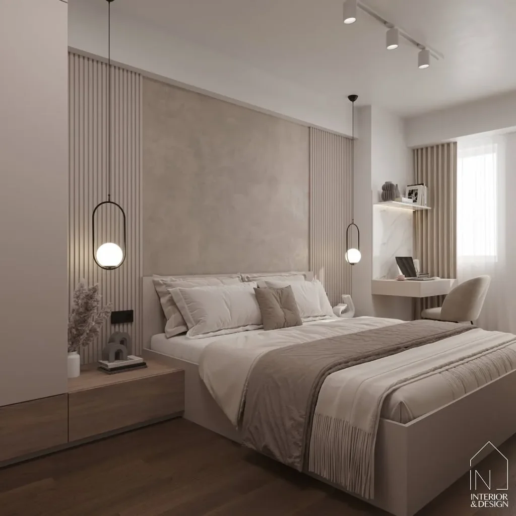 Desk by the Headboard