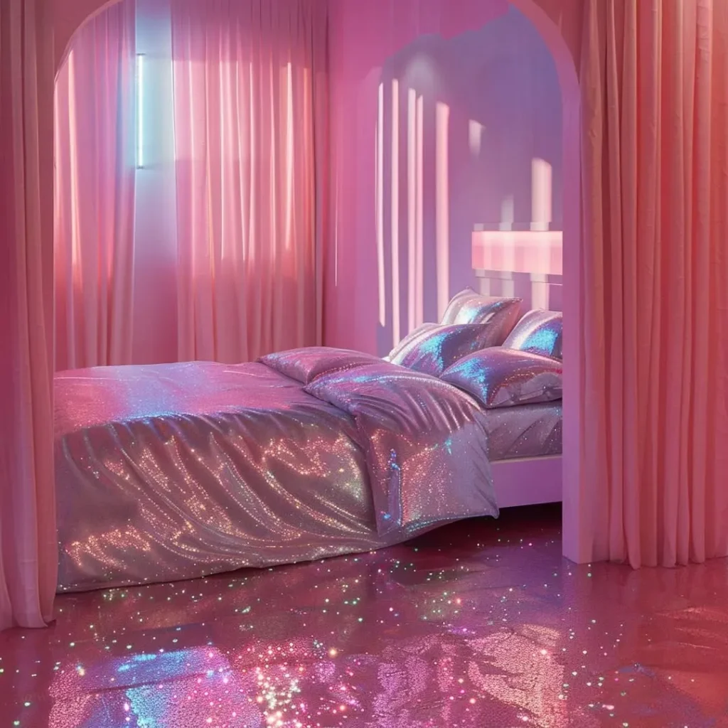 Pink Curtains