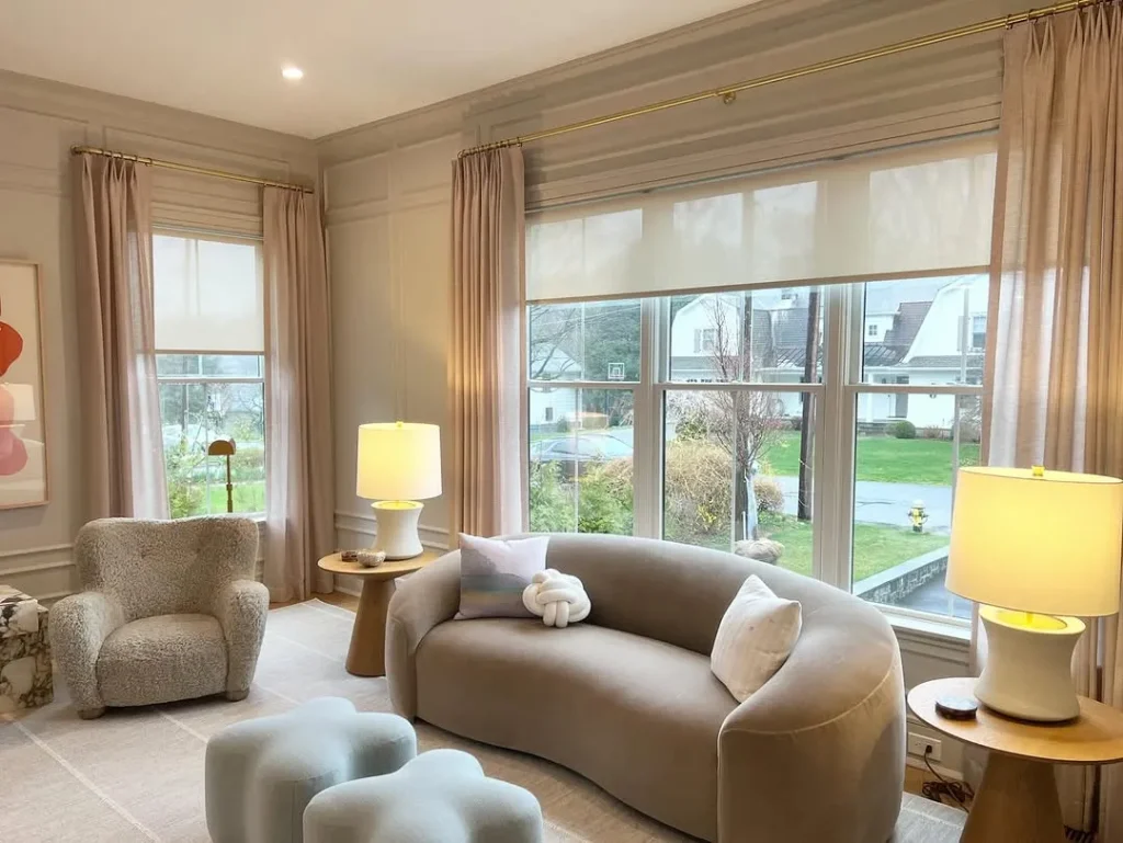 Sheer Roller Shades for a Modern Touch