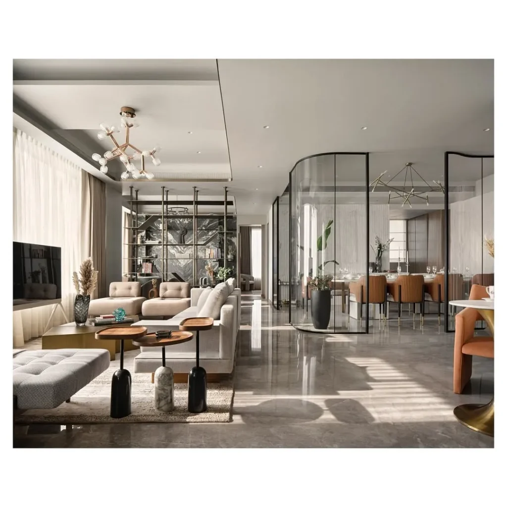 Sliding Glass Divider