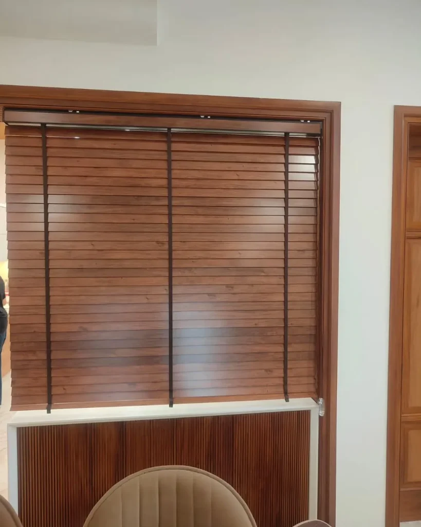 Wooden Blinds for a Rustic Feel