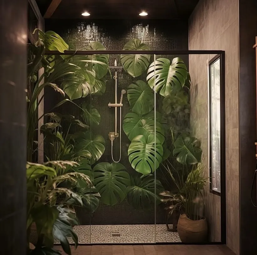 Add Greenery for a Spa-Like Feel