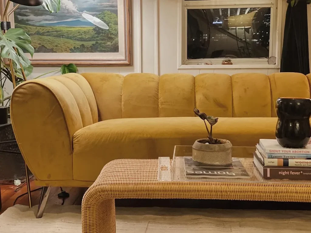 Choose a Velvet Yellow Couch for Luxury