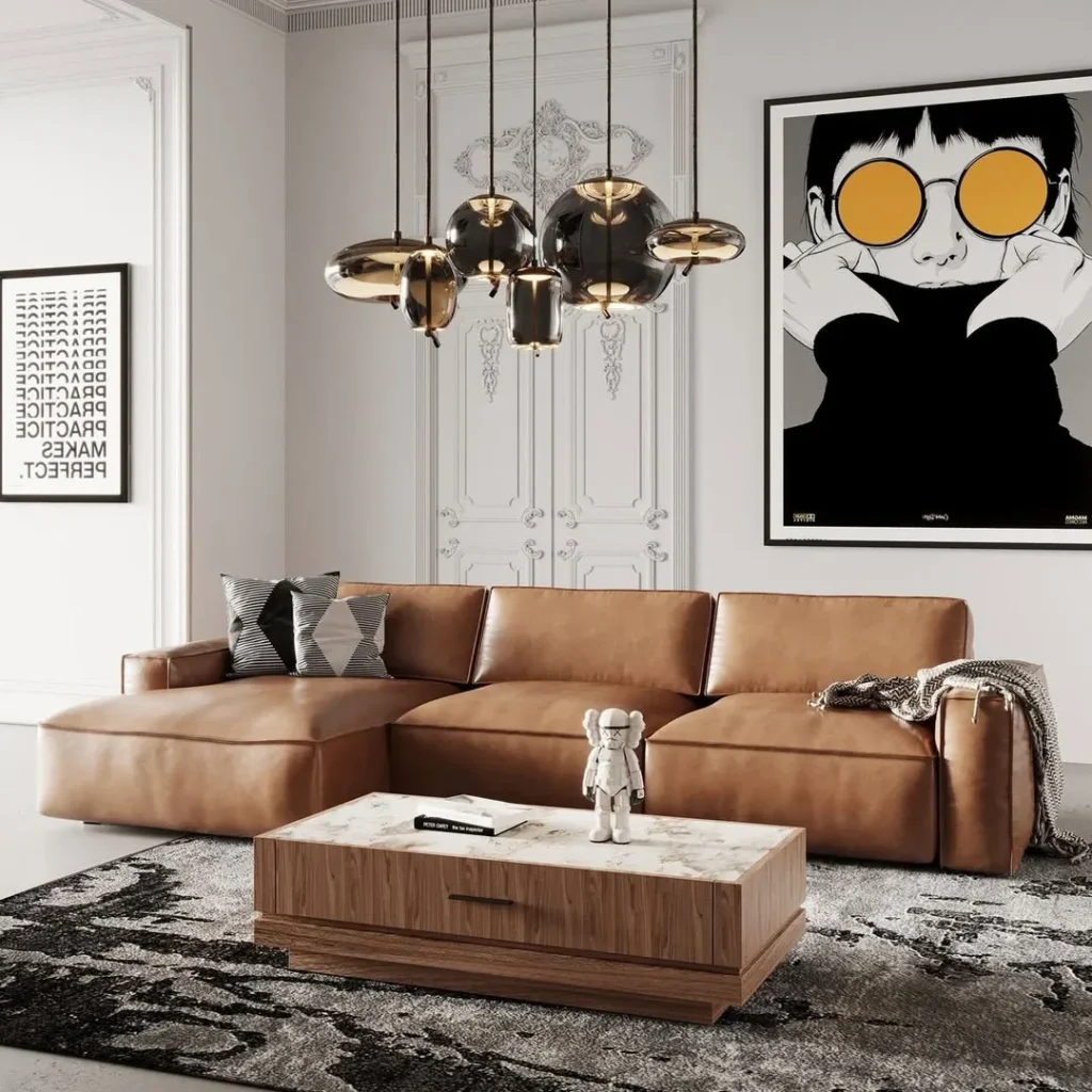 Combine with Black Accents for Contrast