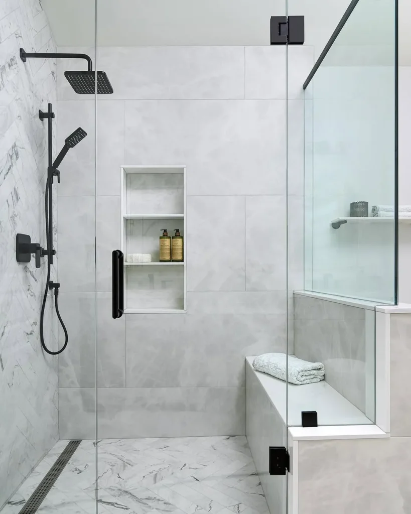 Install a Built-In Shower Bench