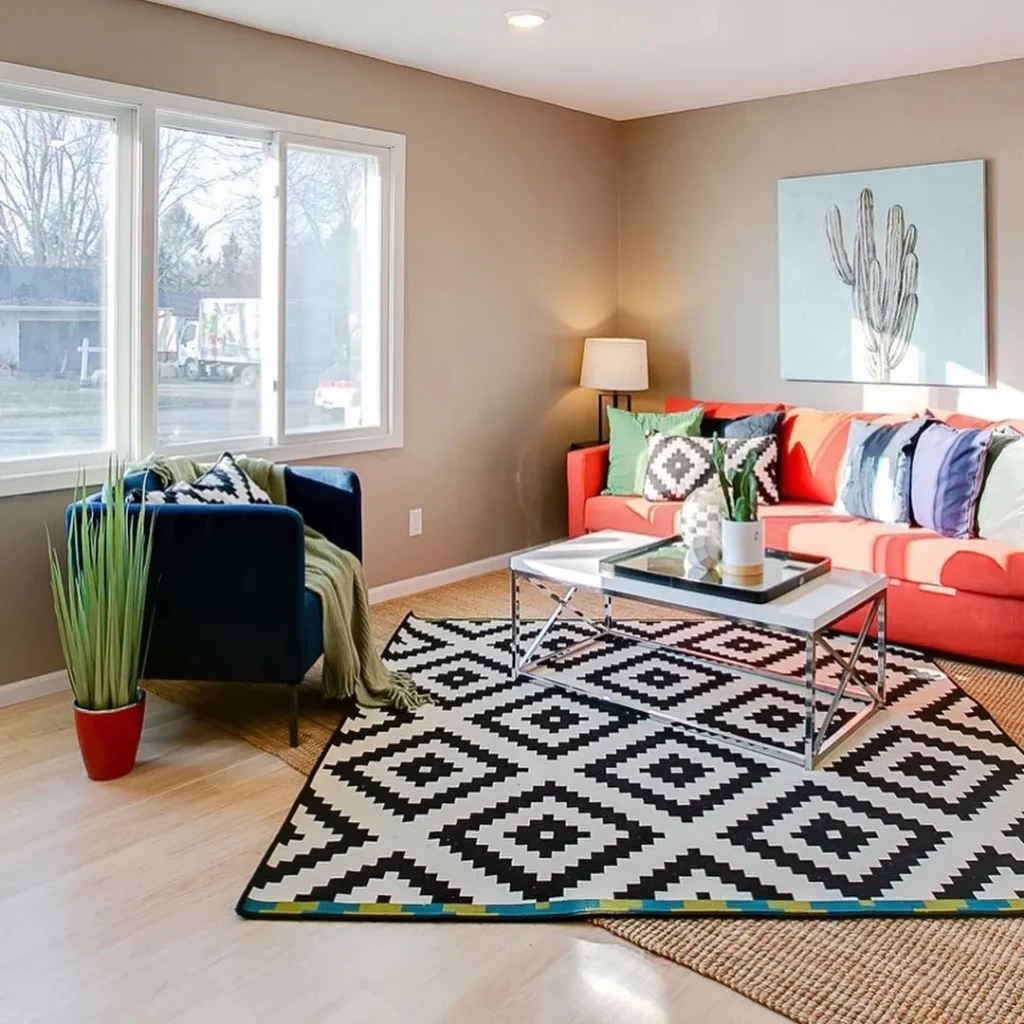 Layer with Rugs for Extra Coziness