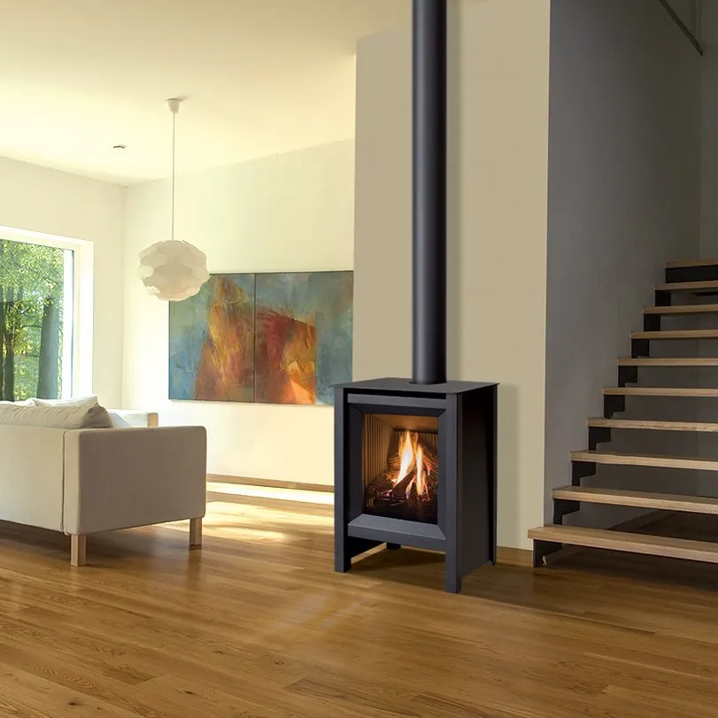 Opt for a Freestanding Fireplace