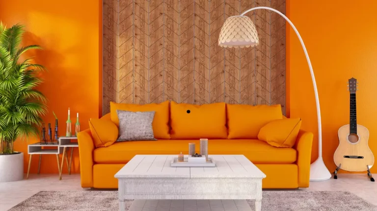 25+ Orange Couch Living Room Ideas to Brighten Your Space