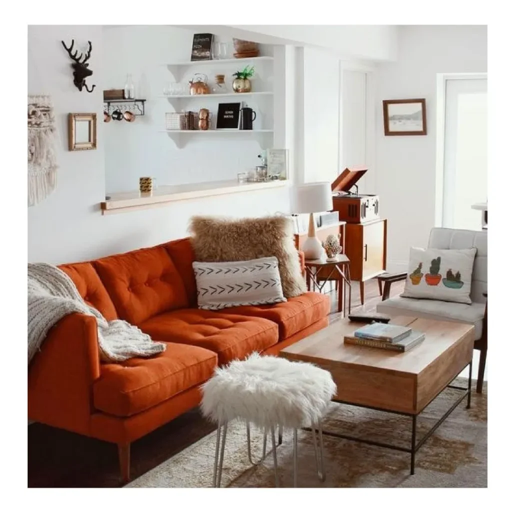 Orange and White for a Fresh Look