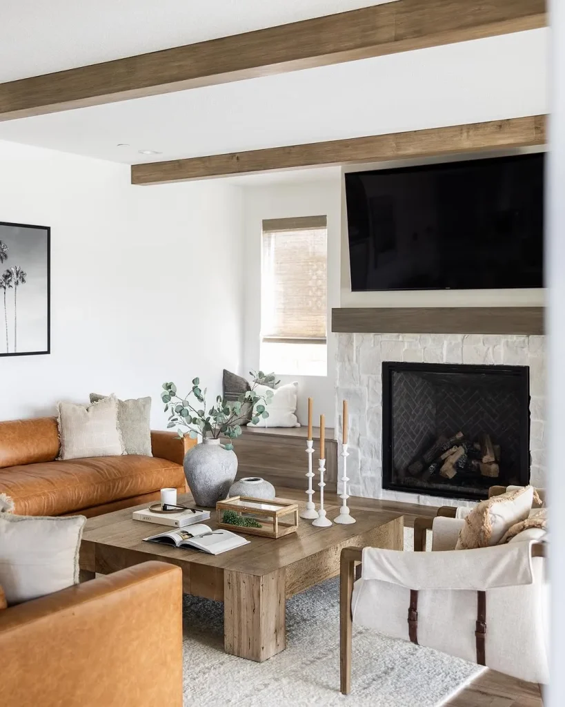 Rustic Charm with Wooden Accents