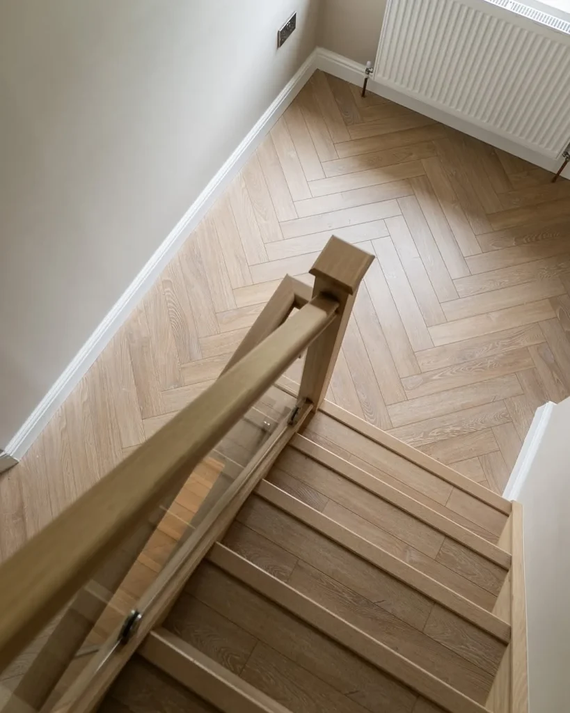 Stain the Wooden Treads