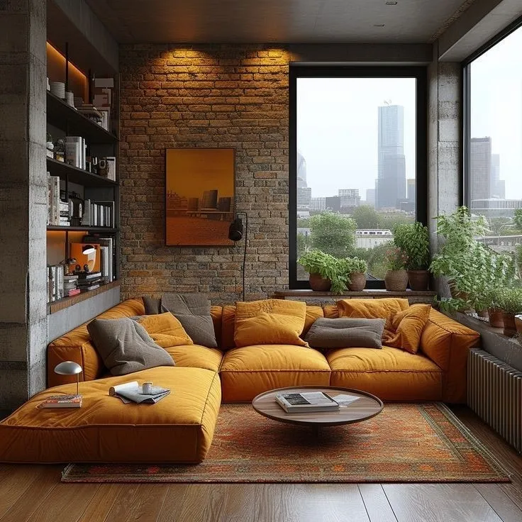 Urban Loft Vibes with Exposed Brick