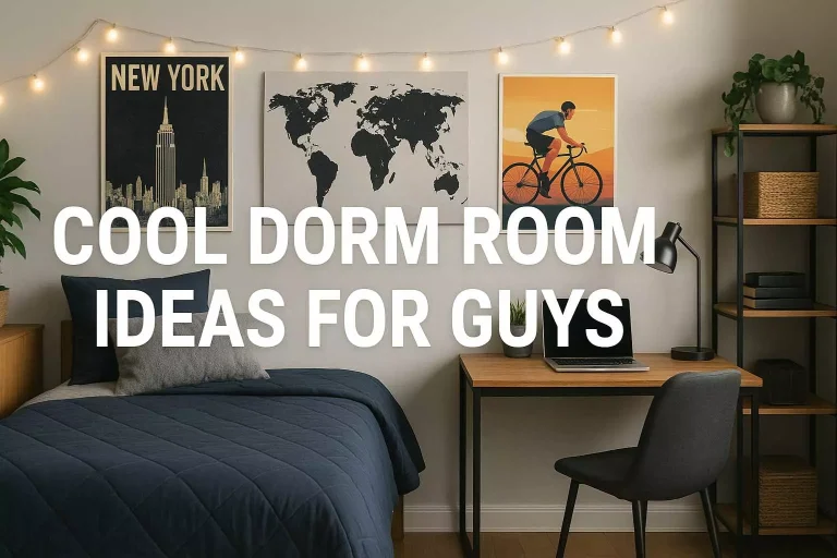 Cool Dorm Room Decorating Ideas for Guys