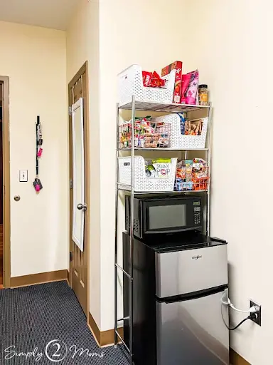 Create a Snack or Mini-Kitchen Corner