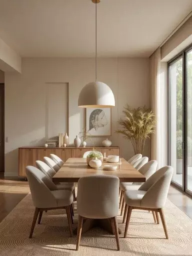 Statement Pendant Over the Table