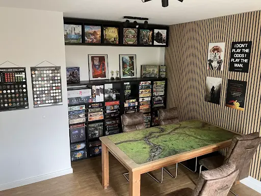 Board Game Library & Table