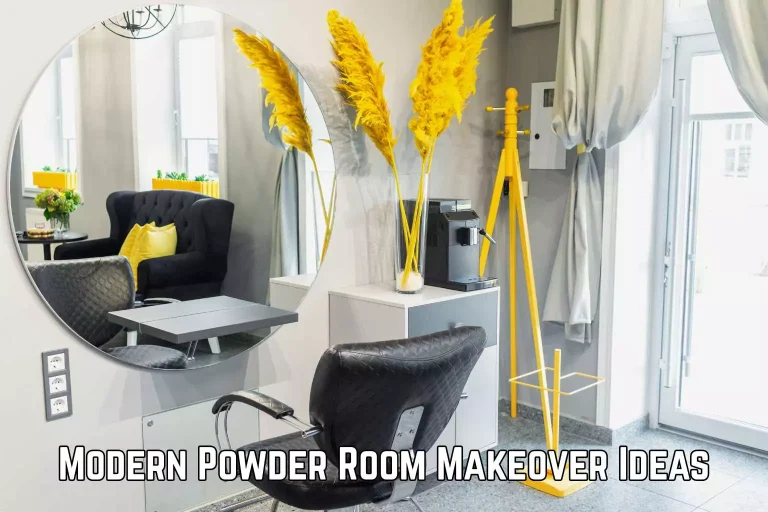 Modern Powder Room Makeover Ideas