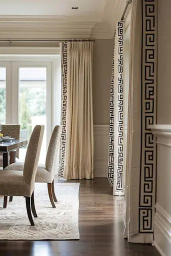 Printed or Embroidered Borders