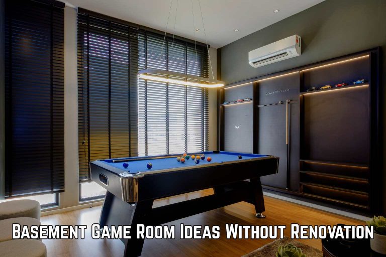 Basement Game Room Ideas Without Renovation