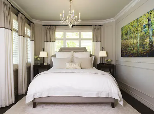 Bed Under the Window Layout