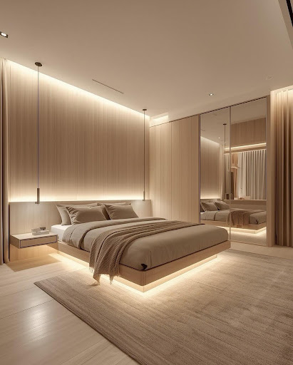 Wall-to-Wall Headboard Layout
