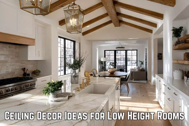 Ceiling Decor Ideas for Low Height Rooms