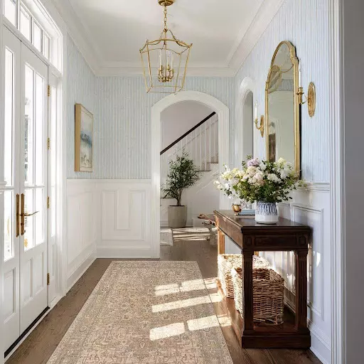 Define the Entry with a Rug