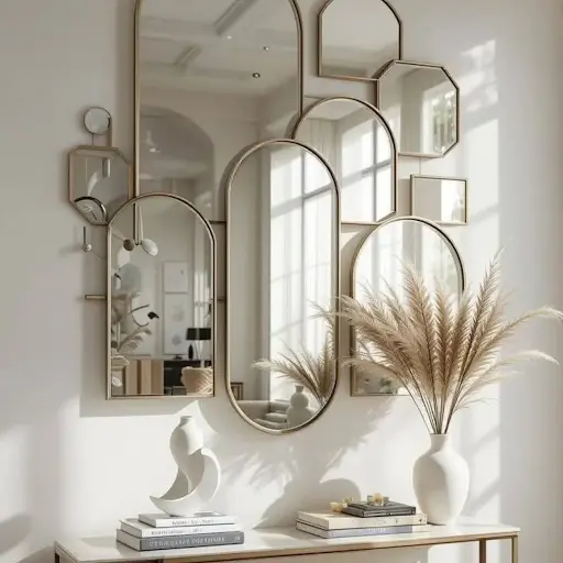 Oversized Mirrors to Reflect Light