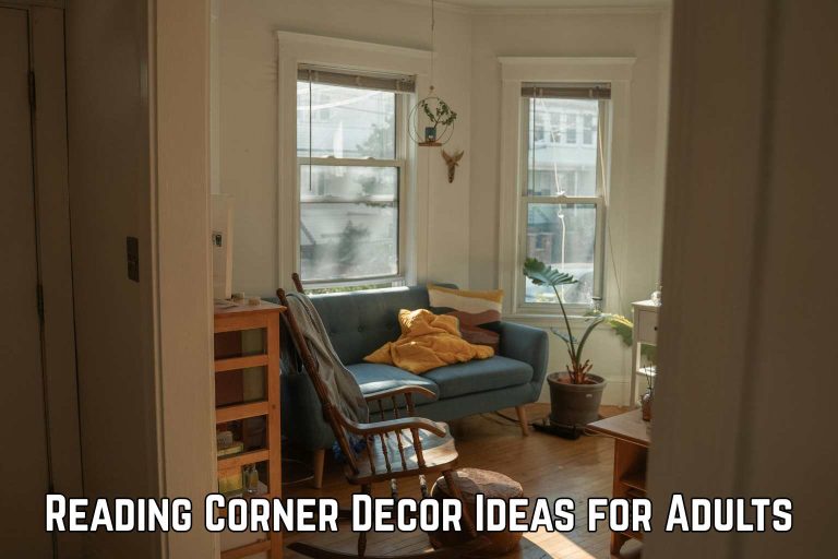 15+ Reading Corner Decor Ideas for Adults